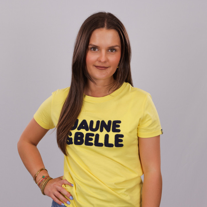 T-shirt femme Jaune et Belle ASM Clermont