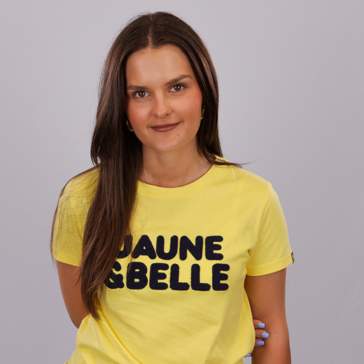 T-shirt femme Jaune et Belle ASM Clermont