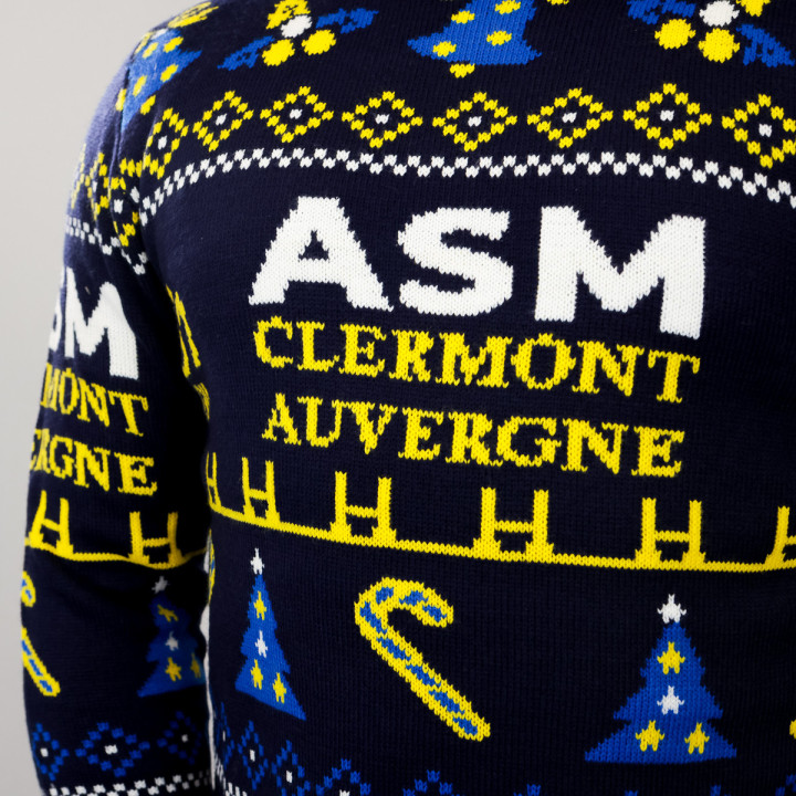 Pull de noël homme 2023 ASM Clermont