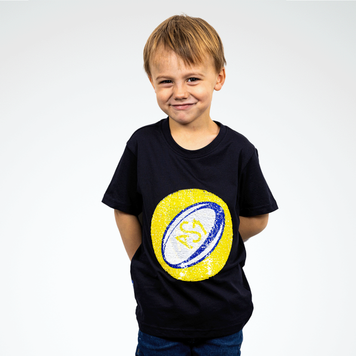 T-shirt enfant Sequins ASM Clermont