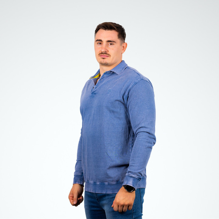 Polo Manches Longues Homme Pignon Bis