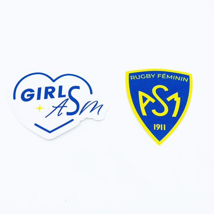 Autocollant Girls ASM RUGBY FEMININ
