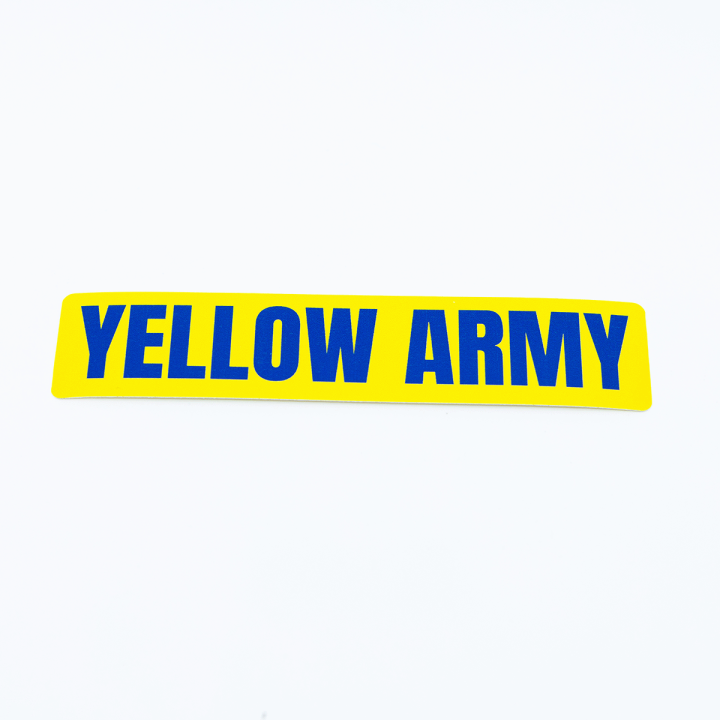 Autocollant Yellow Army