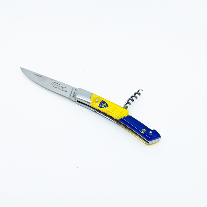 Couteau LE THIERS® avec un manche en résine et tire-bouchon