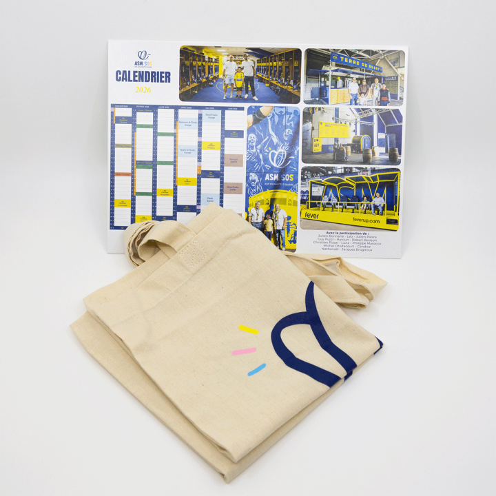 Tote Bag et Calendrier ASM SOS 2026