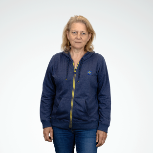 Sweat à capuche zippé femme Orcines