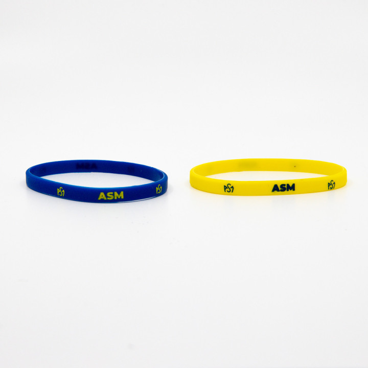 Bracelets silicones duo ASM Clermont